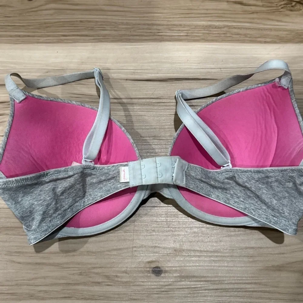 Victoria’s Secret PINK Grey Bra Women’s 34D